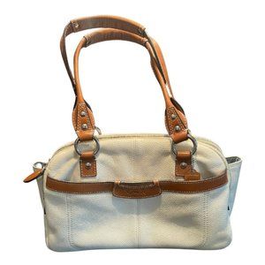 Coach Penelope F14685 Cream Leather Pebbled Handbag